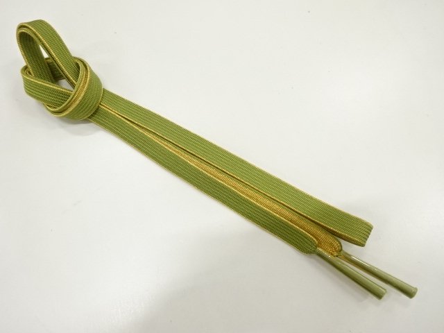 JAPANESE KIMONO / UNUSED HAND-TIED OBIJIME